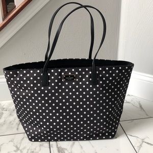 Kate Spade Margareta Blake Ave Nylon Tote Polkadot